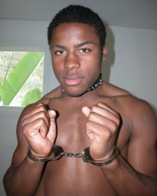 Naked Horny Gay Teen Loves Teasing With Hand Cuffs