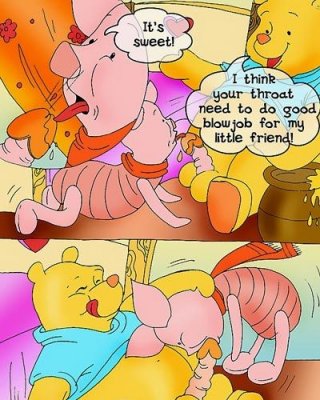 Hure stöhnt laut und packt erschrocken Winnie Pooh
 #69620617
