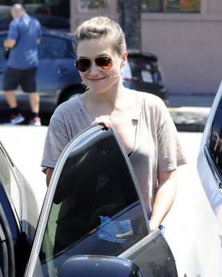 Sophia Bush Showing Huge Cleavage While Shopping Out In Beverly Hills