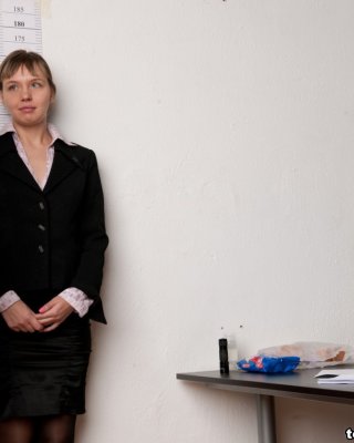 Sekretärin Interview mit plötzlichen Strip-Tests
 #72455456
