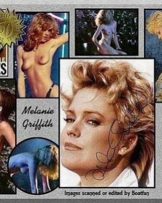 ブロンド女優、メラニー・グリフィスがおっぱいを見せる
 #75351851
