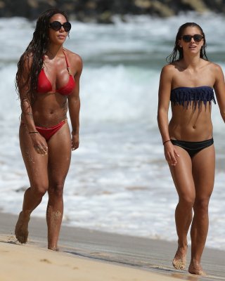 Alex Morgan And Sydney Leroux Showing Off Their Hot Bikini Bodies At The Beach I