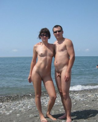 Nudist Beach Shows Off Two Gorgeous Naked Teens