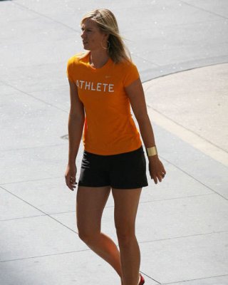 Maria Sharapova Downblouse And Upskirt Paparazzi Pictures