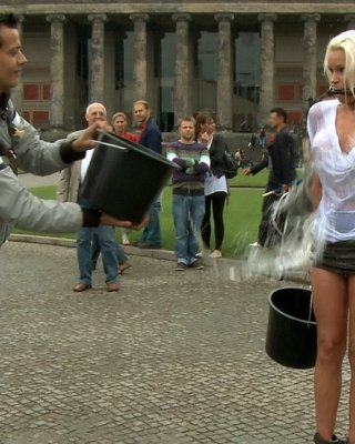 Sophie Logan Sexy German Blonde Is Bound And Fucked In Public With Maledom Steve