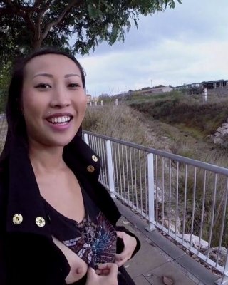 Kinky asiatischen hottie sharon lee schlug in öffentlichen Orten #68594370