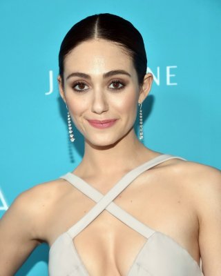 Emmy Rossum zeigt ein riesiges Dekolleté bei den 17th costume designers guild awards in 
 #75172329