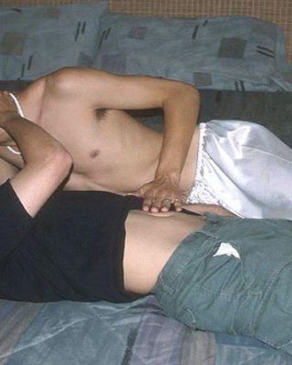 Blond And Dark Haired Fellows Blowing And Screwing And Cumming