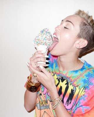 Miley Cyrus Topless For Terry Richardson 