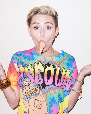 Miley Cyrus Topless For Terry Richardson 