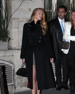 Blake Lively Leggy In Mini Dress At The CHANEL Dinner Hosted In Her Honor During