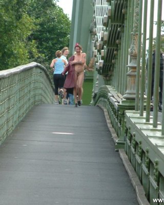 Public Exhibitionist Flashing And Matures Outdoor Nudity By The Thames