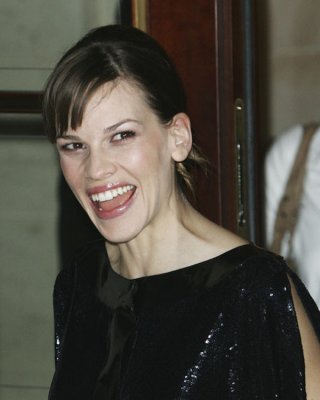 Sexy actress Hillary Swank nude tits and hairy pussy #75409134