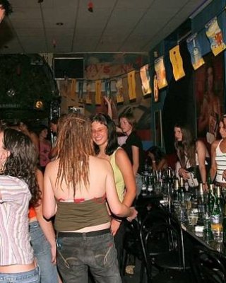 drunk teens in wild sex orgy at nightclub #76880586