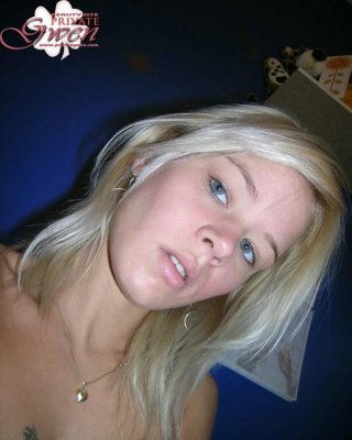 Young little blonde masturbates alone in her bedroom #74004840