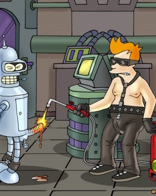 320px x 400px - Gay robot from Futurama and Horny Beavis and Butt-head Porn Pictures, XXX  Photos, Sex Images #2857293 - PICTOA