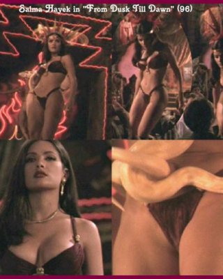 Celeb Salma Hayek showing nude tits and hot naked body #75428478