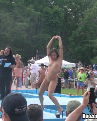 Nude Contest With Tons Of Drunk Girls