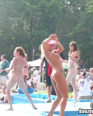 Nude Contest With Tons Of Drunk Girls