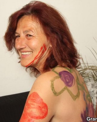 Dirty Old Granny Posing For A Fuck #70845825