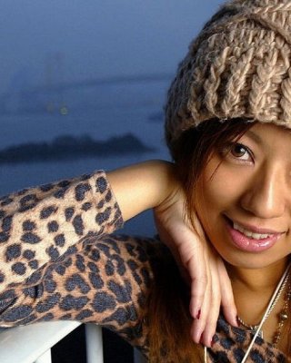 Yukari Fujikawa sexy asian model is pretty in purple #69889744