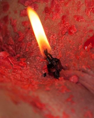 vagina Fully Filled With Hot Wax