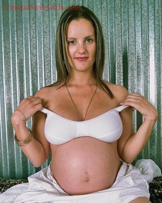 Preggo Amateur Showing Bulging Belly