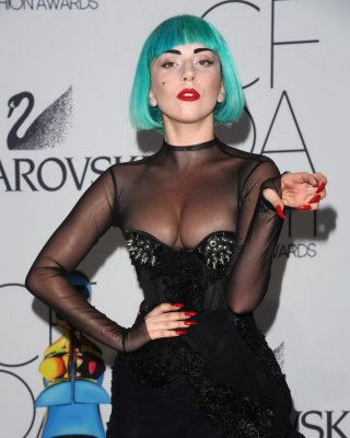 Lady Gaga nip slip at 2011 CFDA Fashion Awards in NYC #75300978