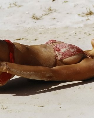 Hannah Ferguson showing off her hot bikini body for Galore 'zine #75161500