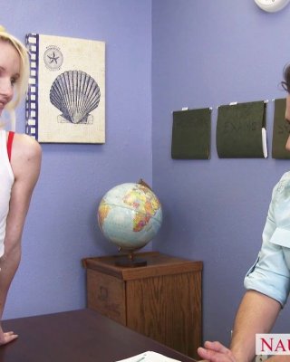 Bad girl Sammie Daniels seducing her teacher in class #73500575