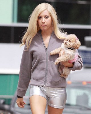 Ashley tisdale entblößt fucking sexy Körper und heißen Arsch in silbernen Shorts
 #75345745