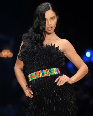 Adriana Lima busty  leggy wearing skimpy outfit at the Dosso Dossi fashion show  #75243942