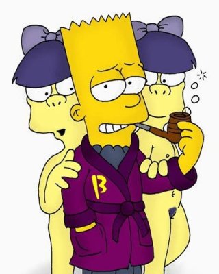 Heiß und fantastisch Marge wurde von Bart Simpson bombardiert
 #69640514