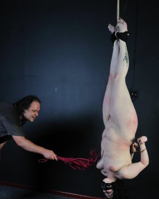 Chubby Amateur Slaves Whipped Suspension And Deprived Water Bondage