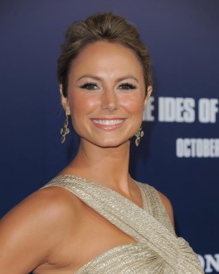 Stacy Keibler Leggy Wearing Mini Dress At 'The Ides Of March' Premiere In LA