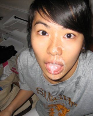 Asian Teens Cummed On