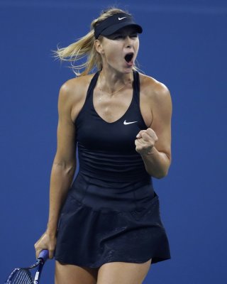 Maria Sharapova Upskirt At The US Open In New York