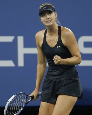 Maria Sharapova Upskirt At The US Open In New York