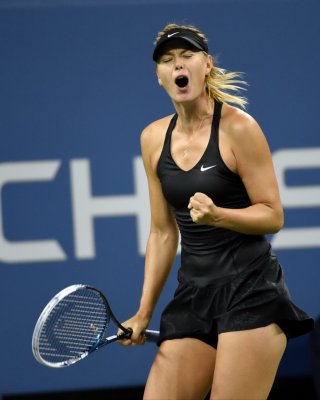 Maria Sharapova Upskirt At The US Open In New York