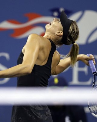 Maria Sharapova Upskirt At The US Open In New York