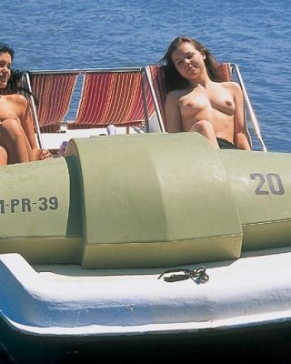 Two young sluts on the waterbike and than some #76369212