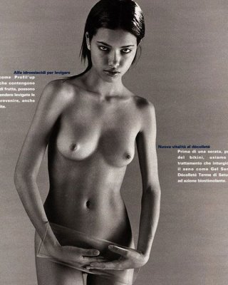 Celebrity Adriana Lima showing her amazing nude boobs and pussy #75406368