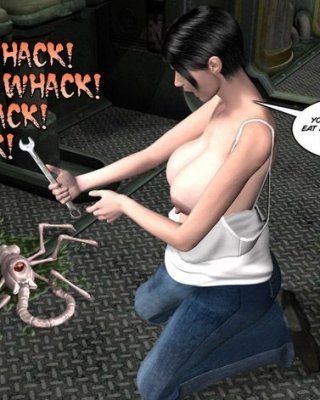 Spermaliens 3D xxx comics anime bizarre monster cock hentai toon #67051477