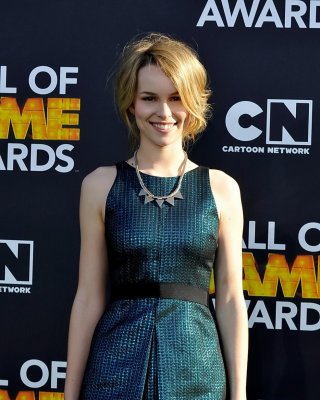 Bridgit Mendler Busty And Leggy In Shiny Mini Dress At 3rd Annual Hall Of Game A