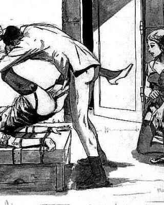 Vintage schmerzhaft bdsm Kunst von demented Dämon
 #69684506