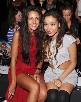 Michelle Keegan Upskirt At The Look Fashion Show 2012 In London