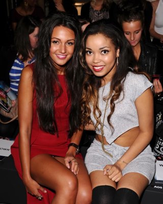 Michelle Keegan Upskirt At The Look Fashion Show 2012 In London