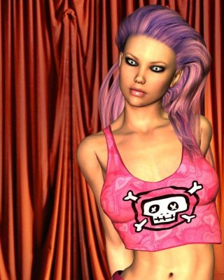 Rosa Haare emo punk
 #69335970