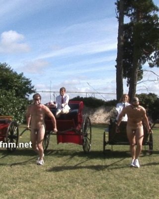 The Countess Holds Her Annual Naked Male Chariot Race On Her Grand Estate