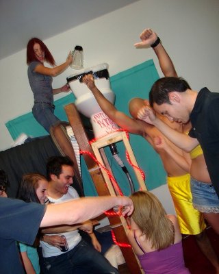 College Coeds Dorm Party